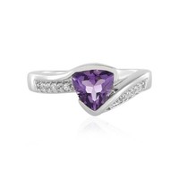 Cavill Amethyst Ring 0,88Ct Trillant Platin 925 Silber Damen Schmuck-