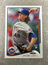 2014 Topps Update Series - Jacob deGrom #US-50 Pitching (RC)
