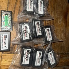 Assyria Cat 5E Connection Box with Tie Wraps and Sticky Pad At Back Pack of 9 