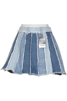 Missguided Petite Rock Damen Damenrock Gr. EU 32 Baumwolle Blau #zan3lnd