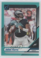 2024 Panini Clearly Donruss Teal Jalen Hurts #42 1n3s