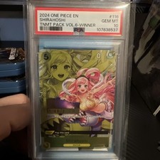PSA 10 2024 ONE PIECE SHIRAHOSHI WINNER #116 TOURNAMENT PACK VOL.6