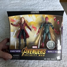 Hasbro Marvel Legends Vision and Scarlet Witch Action Figure - 43234-83  2 Pack