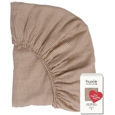 24 x 38 Mini Crib Sheets - Organic Cotton Muslin Fitted Crib Sheet Fitted for...