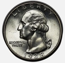 1938-S Washington Quarter, Premium Quality Superb Gem BU++