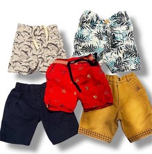 EUC/VGUC Bundle Boys' Assorted Color Shorts Set - Regular  Long Leg 12-18 mos 