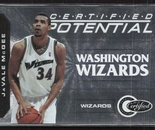2010-11 Panini Totally Certified #15 JaVale McGee Potential #/249 Wizards