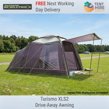 NEW 2026 TURISMO XLS² FREE STANDING MAZDA BONGO FORD VW T2 T3 T4 AWNING + ANNEXE