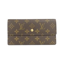 LOUIS VUITTON Monogram Porte Tresor International M61215 Wallet Used
