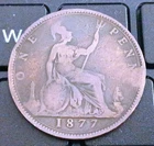 1877 Victoria Penny — photo from another recent sale