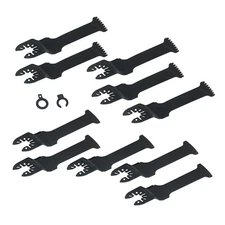 Extra Long Japanese Tooth Bi-Metal Oscillating Saw Blades 10PCS for Wood Plastic