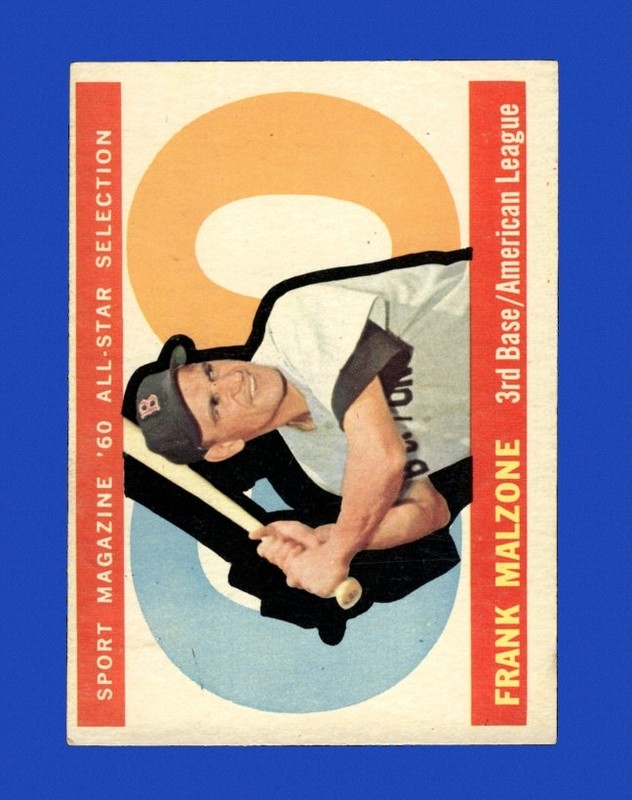 1960 Topps Set-Break #557 Frank Malzone As EX-EXMINT *GMCARDS*