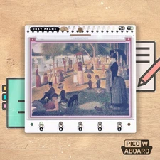 Pimoroni Pico W Aboard Inky Frame 5.7-inch display wireless connectivity PIM625