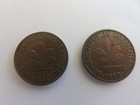 1949-J and 1950-G Germany 1 Pfennig Bank of German States — photo 7