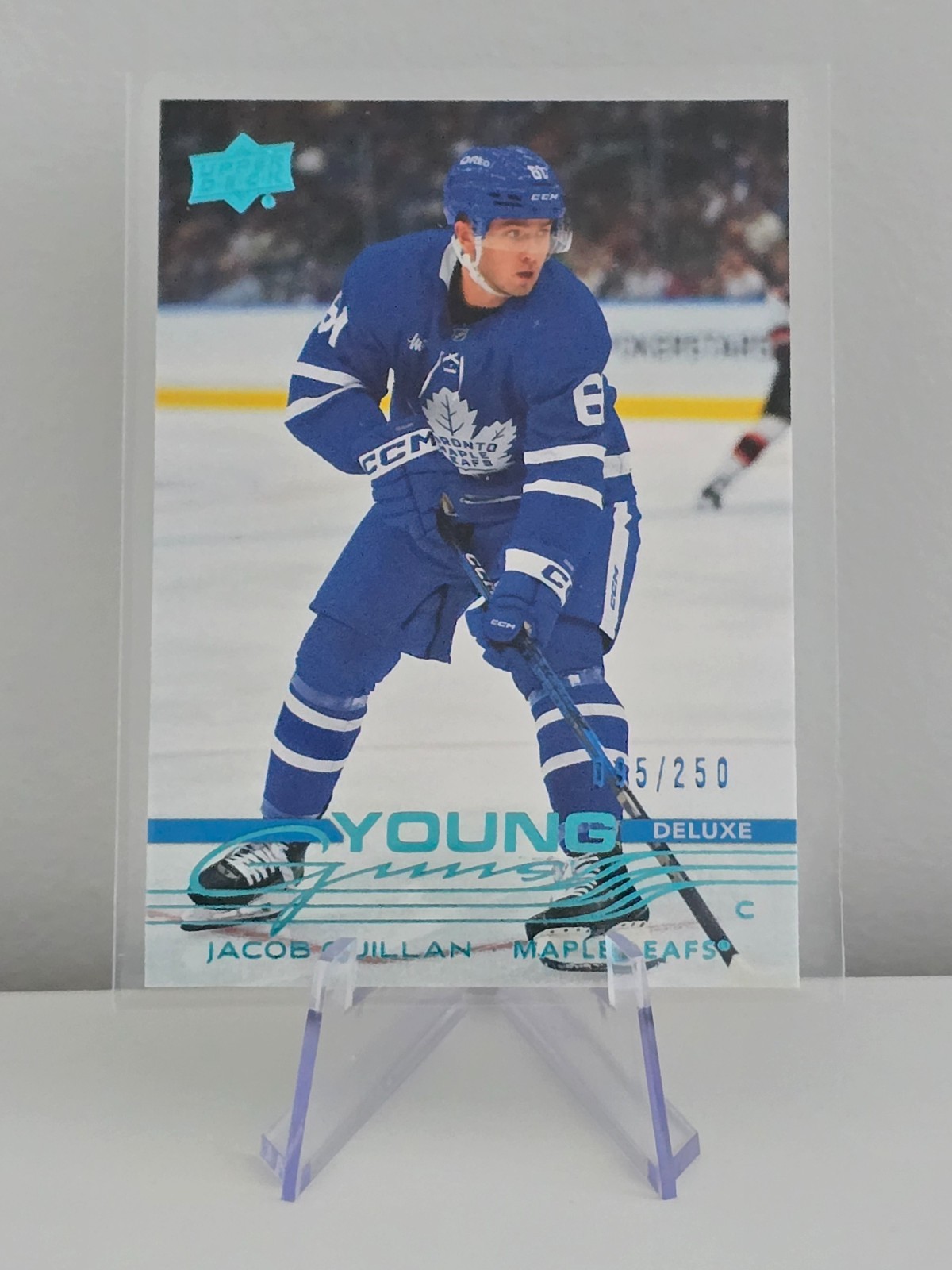 2025-26 Upper Deck Series One Jacob Quillan Young Guns Deluxe /250 #241