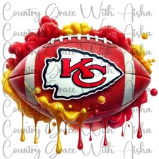 Sublimation Print Chiefs Football Ready To Press Paper Ink Heat Transfer