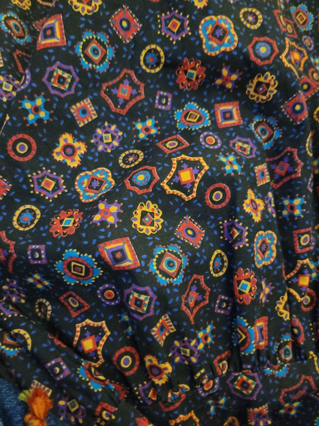 Rework Upcycled Patchwork Hippie Bell Bottom Flar… - image 18