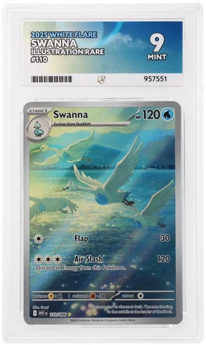 ACE 9   - Swanna  - 2025 - Illustration Rare - White Flare - 110/086