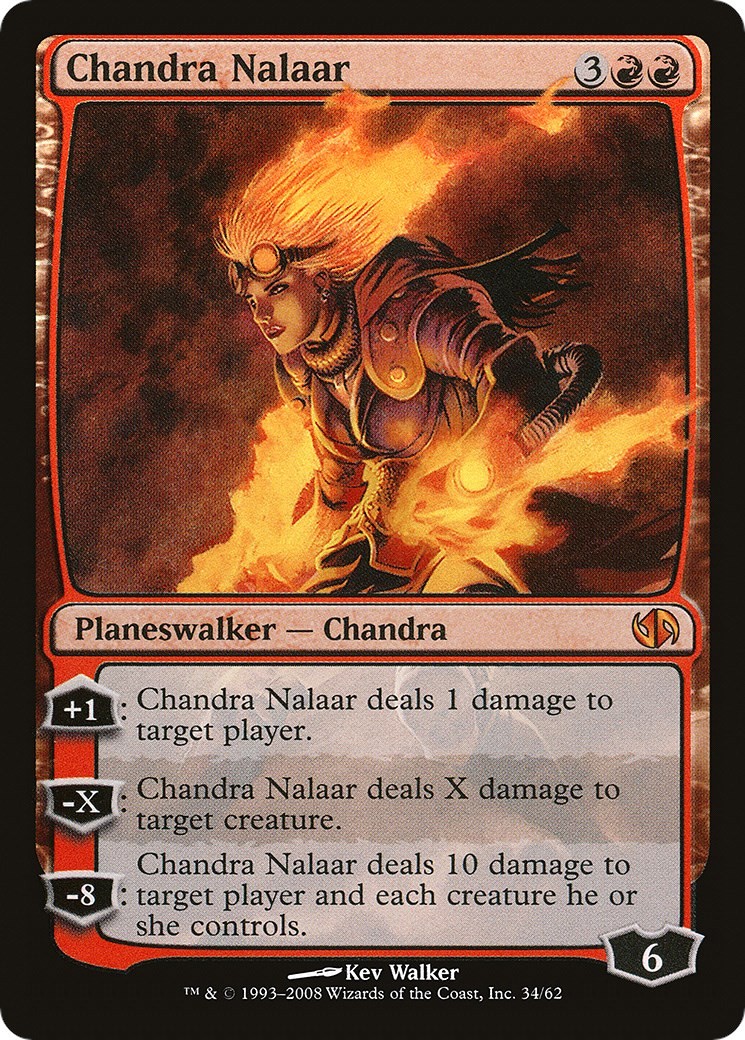 Foil Chandra Nalaar - 34 - NM - Duel Decks: Jace vs. Chandra