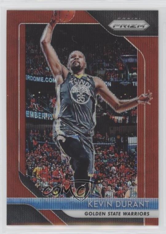 2018-19 Panini Prizm Ruby Wave Prizm Kevin Durant #252 0u2j