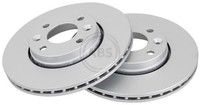 2X Bremsscheibe Vorne ABS 18155 FÜR Dacia Lada Mercedes Scheibenbremse