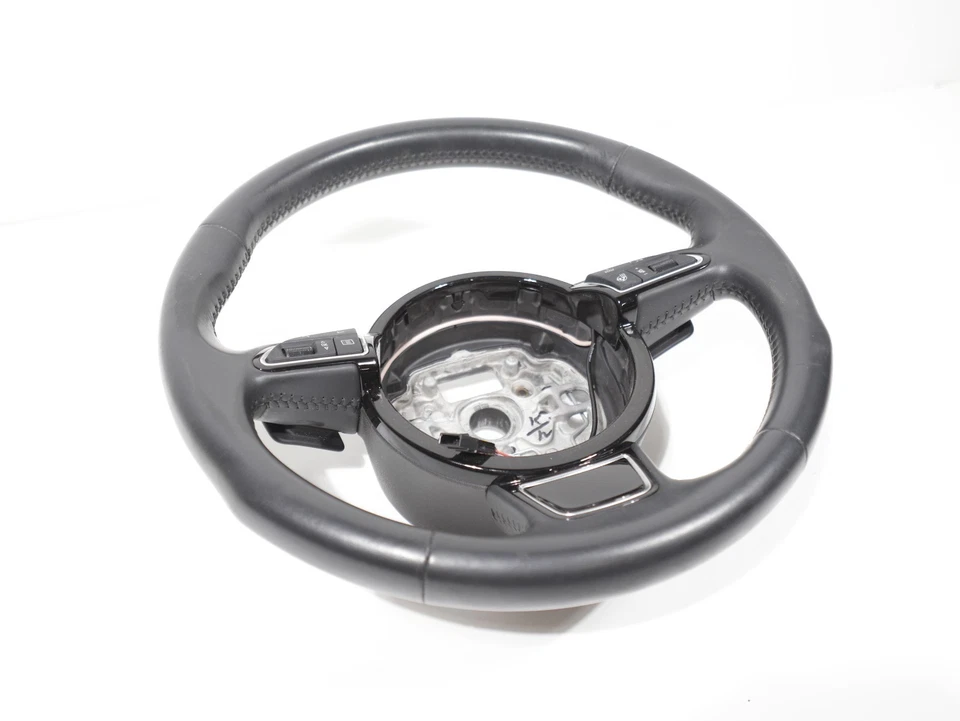 Audi A6 C7 2016-2018 volante cuero térmico OEM 63 k Foto 3 de 4