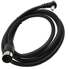 MIDI Din 5Pin Male to Monoprice 6.35mm 1/4" Male TRS Stereo Audio Cable 1.5m