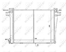Engine Cooling Radiator Aluminium Brazed Cooling Fins For BMW 3 Series NRF 58338