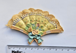 Vintage viktorianischer Ventilator Kühlschrankmagnet