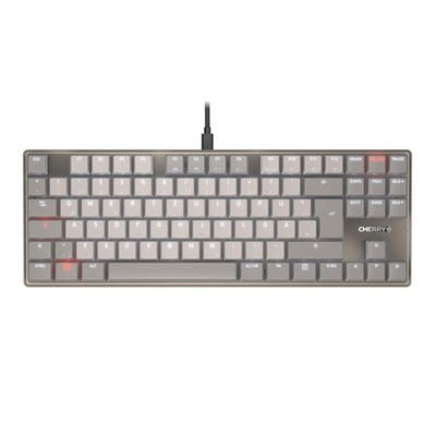 CHERRY KC 500 MX LP TKL, Mechanical Low-Profile Keyboard Without Numpad, German