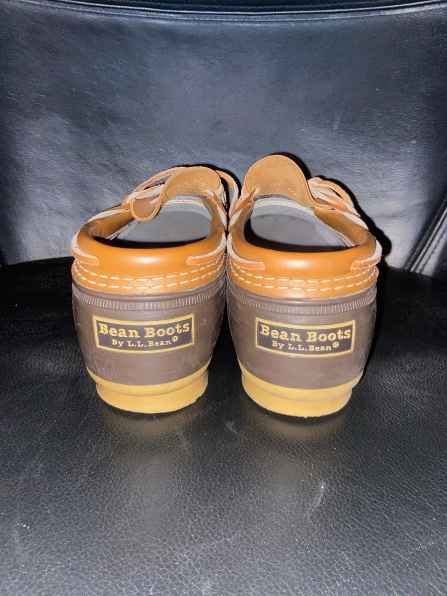 L.L.Bean Bean Boots Waterproof Rubber Moc Toe Men’s Size 11 M Shoes View 3
