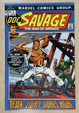 DOC SAVAGE 1-8 Complete Set! JIM STERANKO! ROSS ANDRU Art! F+ (6.0) Avg  Signed!