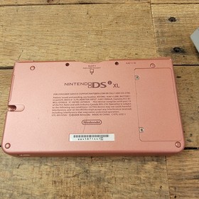 Nintendo 3DS XL Pink Console w/ Charger Tested Works READ