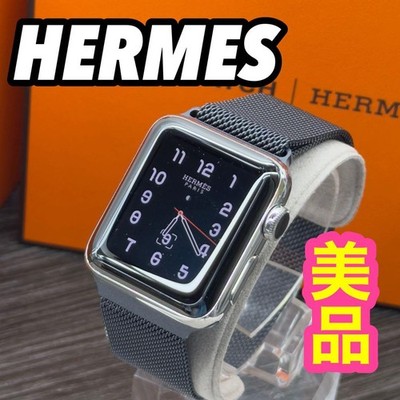 Apple Watch Hermes Silver Stainless Steel 42mm Series 10 Compatible From Japan