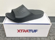 Xtratuf Men's Size 9 Apres Fish Slide Sandals - Black / New