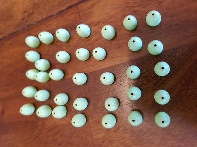 35 LEGO Yellow-Green Egg Top Hole Botanical Sonic Dungeons Dragons Custom Builds