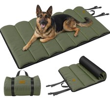 Upgraded Thickened XL Outdoor Dog Bed with Waterproof Film, Easy to Roll Up w...