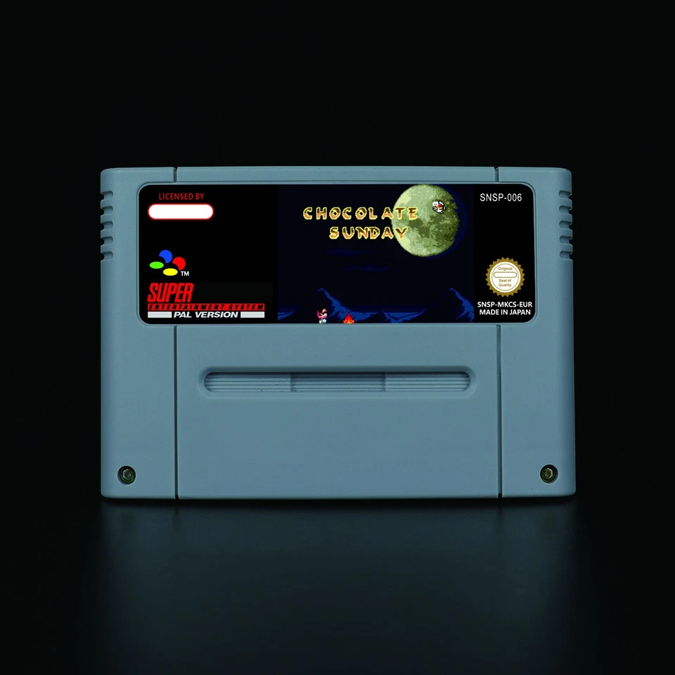 H@CK ROM - SUPER MARIO WORLD Chocolate Sunday FOR SNES PAL - Bild 1 von 1