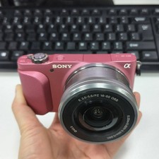Sony Alpha NEX-3N 16.1MP Mirrorless Digital Camera w/ 16-50mm Lens Pink 3