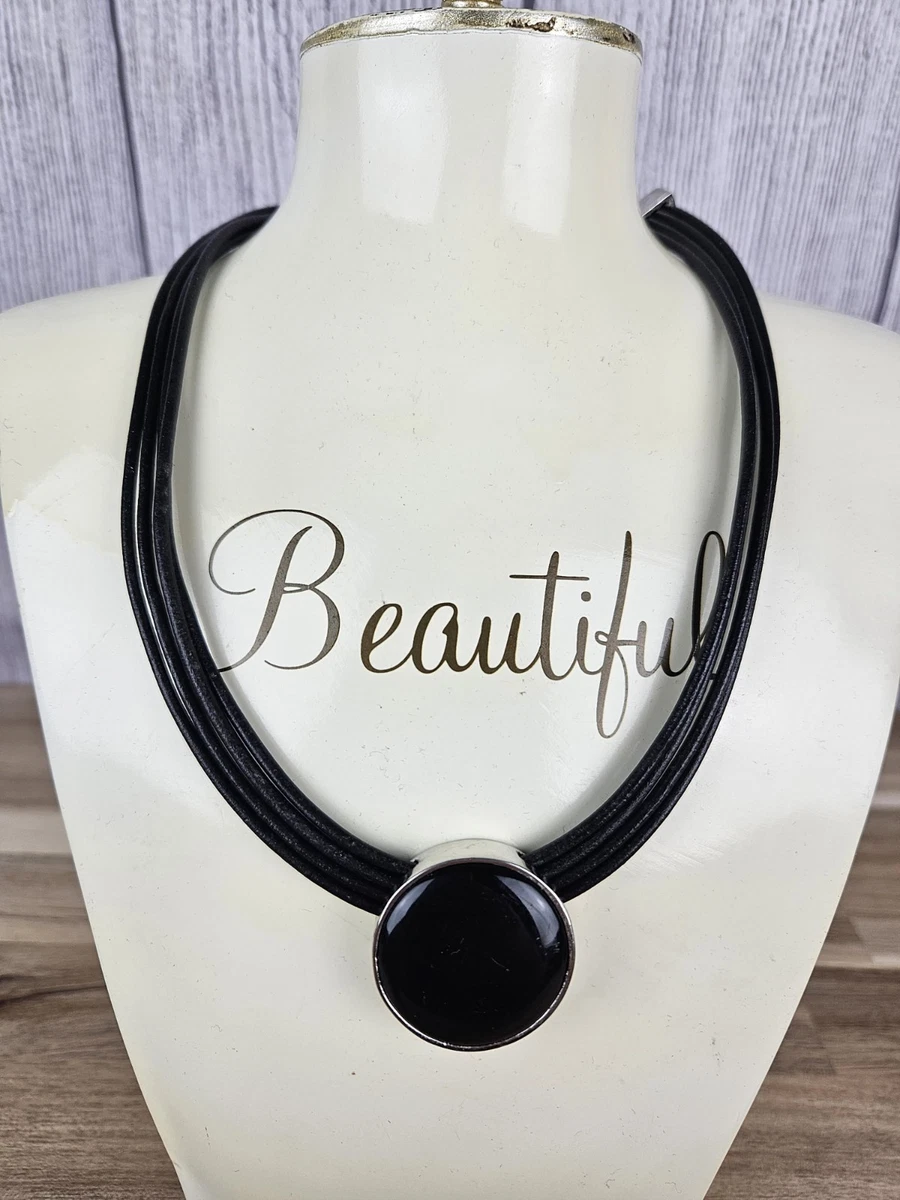 Ralph Lauren Leather Choker Fashion Necklaces & Pendants for sale