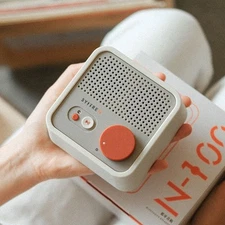 N100 White Bluetooth Speaker for Syitren USB Type-C Portable Bluetooth Speaker #