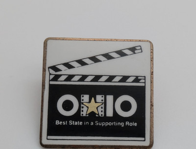 OHIO Best State In a Supporting Role Lapel Pin Made in the USA Clapboard