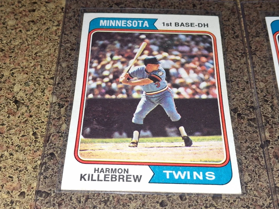 LOT OF 5 1974 TOPPS BB #400 HARMON KILLEBREW - Image 2 of 4