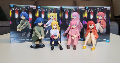Bocchi the Rock 4er Set Figur Hitori Gotoh Nijika Ijichi Ryo Yamada Ikuyo Kita