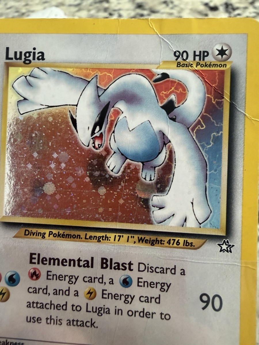 Lugia 9/111 Neo Genesis Holo - Creased See Pics | eBay