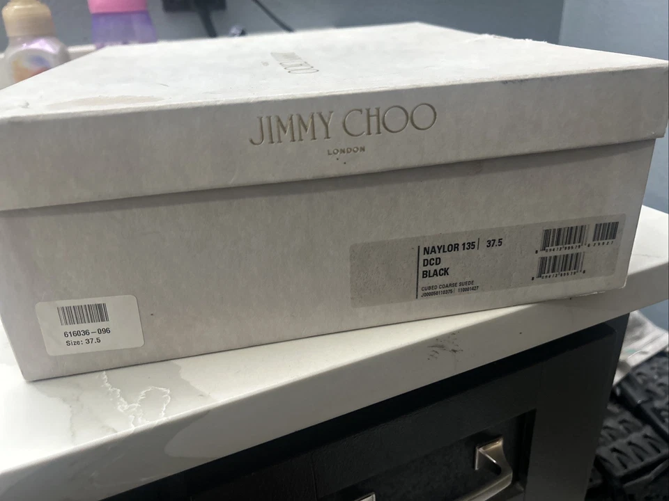 Sandalias de cuña Jimmy Choo Cubed Course gamuza Naylor 135 talla 37,5 Foto 4 de 4