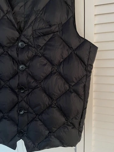 TAION City Line For Formal & Business Down Dress Vest Black Sz Asia L US Medium image 3