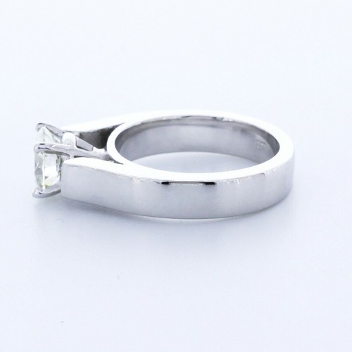 ANILLO SOLITARIO CLÁSICO DE 4 PUNTAS PLATINO CORTE REDONDO E/VS1 DIAMANTE CREADO EN LABORATORIO 1 QUILATE - Imagen 3 de 3