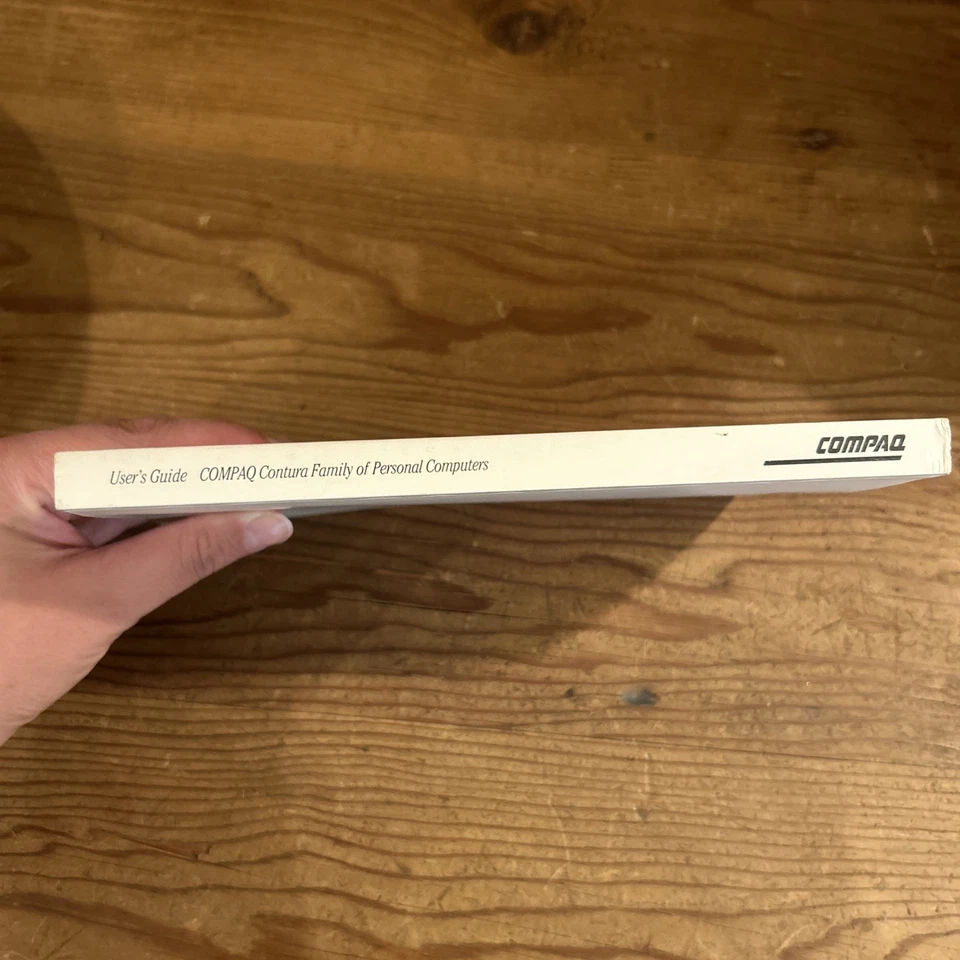 Vintage Compaq Contura Family of Personal Computers User's Guide Software Manual - Image 3 of 4