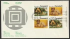 Canada #567a, Algonkian Indians, UR PB, Official First Day Cover, FDC 1973